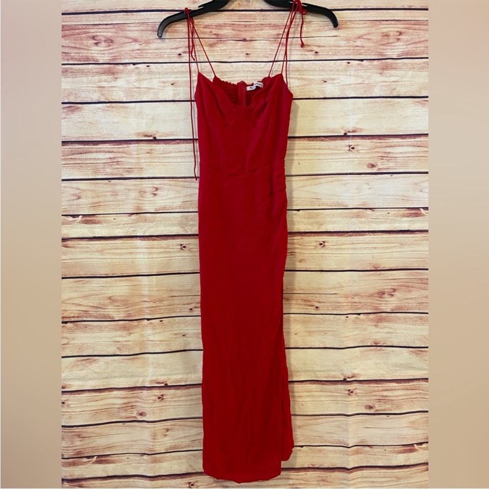 Reformation Kourtney Red Dress, Size 2